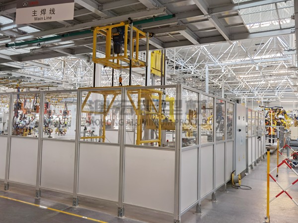 智能生產線防護圍欄 智能生產線防護圍欄